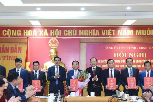 Hà Tĩnh bổ nhiệm các giám đốc sở mới sau sáp nhập