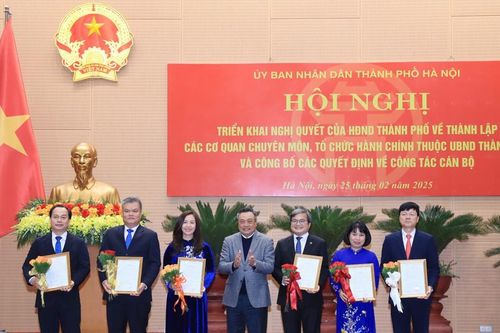 Văn phòng UBND TP Hà Nội có 13 phòng, ban, đơn vị trực thuộc