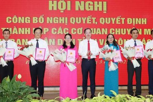Giao quyền Chủ tịch UBND tỉnh, thành lập các cơ quan chuyên môn, bổ nhiệm lãnh đạo Sở