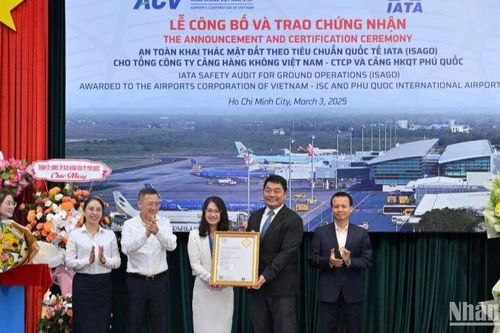 ACV và sân bay Phú Quốc đạt chuẩn quốc tế về an toàn khai thác mặt đất