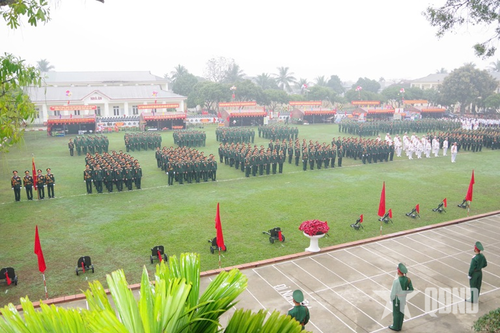 Trung tướng Phạm Trường Sơn dự Lễ ra quân huấn luyện năm 2025 của LLVT tỉnh Thanh Hóa