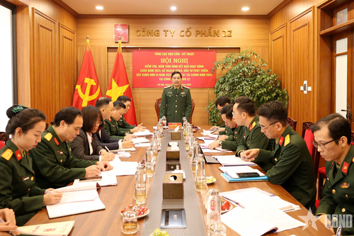 Thiếu tướng Nguyễn Trọng Thiện kiểm tra, nắm tình hình sản xuất kinh doanh tại Công ty Cổ phần 22