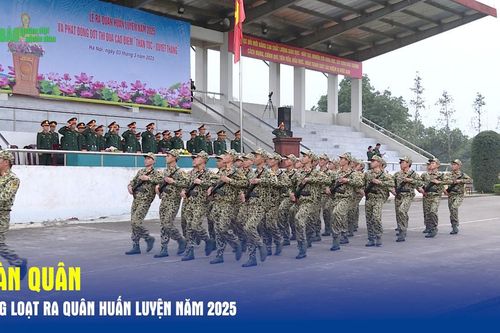 Toàn quân đồng loạt ra quân huấn luyện năm 2025