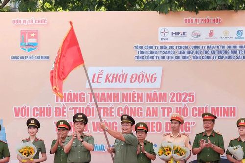 Công an TPHCM khởi động Tháng Thanh niên năm 2025