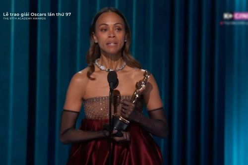 Zoe Saldanã giành giải Nữ diễn viên phụ xuất sắc Oscar 2025