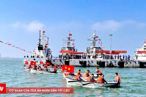 Các đơn vị của Vùng 3 Hải quân tổ chức Lễ ra quân huấn luyện năm 2025