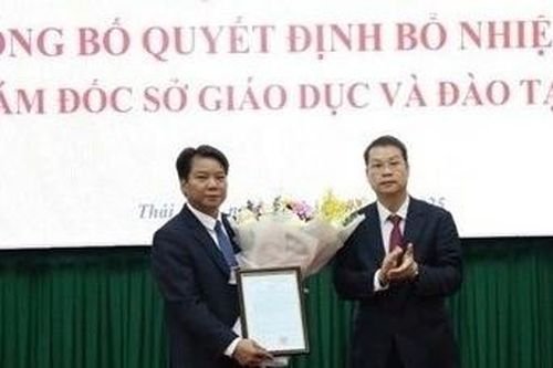 Bổ nhiệm Giám đốc Sở Giáo dục và Đào tạo Thái Bình sau 6 tháng để trống