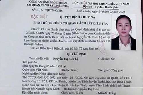 Truy nã đặc biệt nữ nhân viên ngân hàng chiếm đoạt tiền tỉ