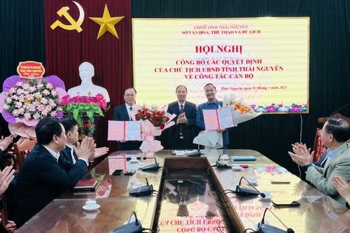 Bổ nhiệm thêm 2 Phó Giám đốc Sở Văn hóa, Thể thao và Du lịch