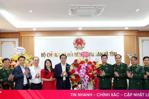 Chủ tịch UBND tỉnh chúc mừng Bộ đội Biên phòng Hà Tĩnh nhân ngày truyền thống