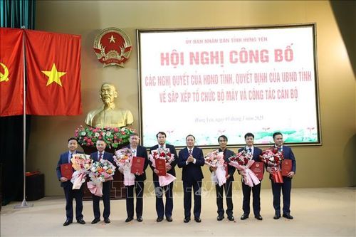 Sơ kết công tác sắp xếp tổ chức bộ máy, bổ nhiệm lãnh đạo các sở, ngành