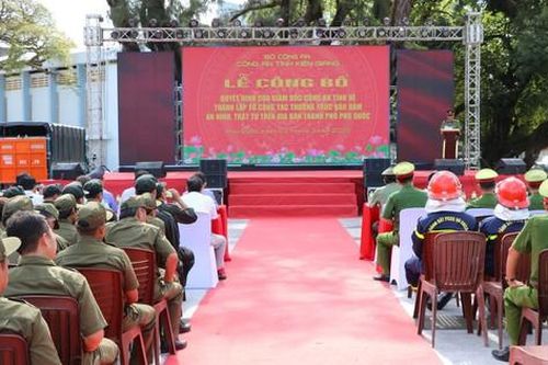 Kiên Giang thành lập tổ công tác bảo đảm ANTT trên địa bàn Tp.Phú Quốc