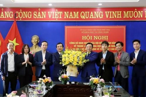 Phú Thọ có tân Giám đốc Sở Khoa học và Công nghệ sau sáp nhập