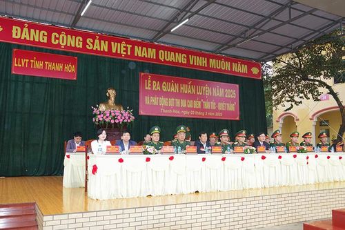 Bộ CHQS tỉnh phát động thi đua cao điểm 'Thần tốc - Quyết thắng' năm 2025