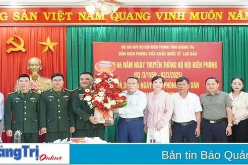 Quyền Chủ tịch UBND tỉnh Hà Sỹ Đồng thăm, chúc mừng Ngày truyền thống Bộ đội Biên phòng