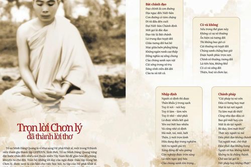 Trọn lời Chơn lý đã thành lời thơ - Hòa thượng Thích Giác Toàn diễn kệ ý của Tổ sư Minh Đăng Quang