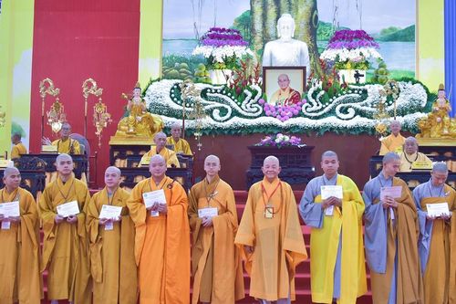 Long An: Đại giới đàn Đạt Pháp thành tựu viên mãn với 358 giới tử được thọ nhận giới pháp