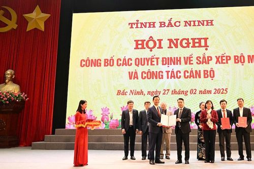 Bắc Ninh kiện toàn sắp xếp bộ máy 'tinh gọn, hiệu lực, hiệu quả'