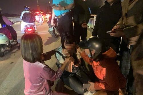 Công an phường ngăn chặn người phụ nữ định nhảy cầu Nông Tiến