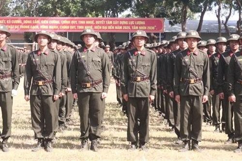 Trung đoàn CSCĐ Tây Nam Bộ ra quân huấn luyện năm 2025