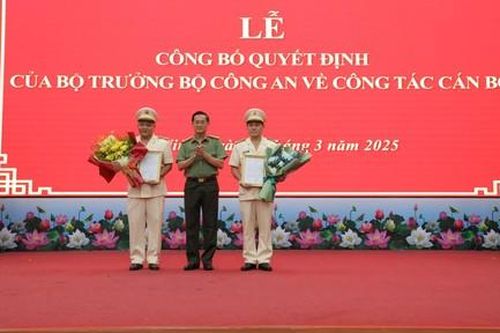 Bộ trưởng Bộ Công an bổ nhiệm 2 Phó Giám đốc Công an tỉnh Tây Ninh