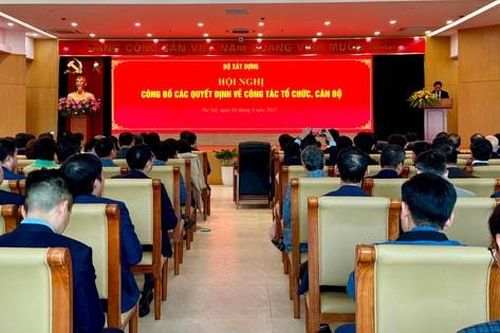 Bộ Xây dựng: Bổ nhiệm chức danh đối với 146 cán bộ