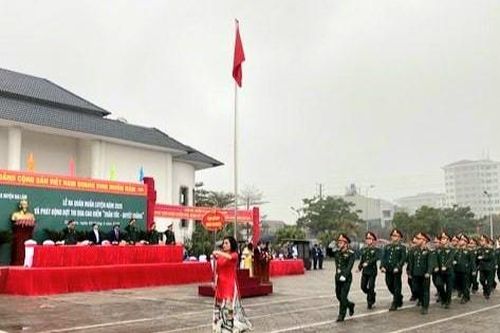 Gia Lâm ra quân huấn luyện lực lượng vũ trang năm 2025