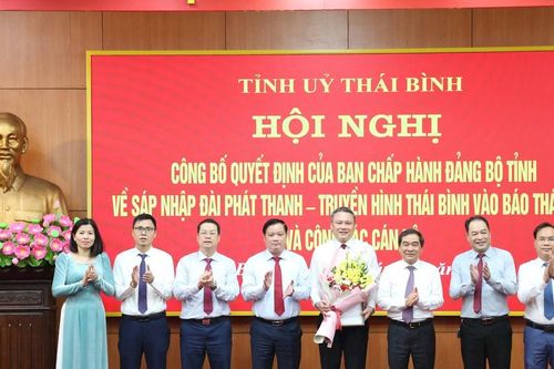 Thái Bình: Hợp nhất 2 cơ quan báo chí của tỉnh
