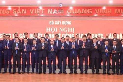 Bộ Xây dựng bổ nhiệm nhân sự lãnh đạo các đơn trực thuộc