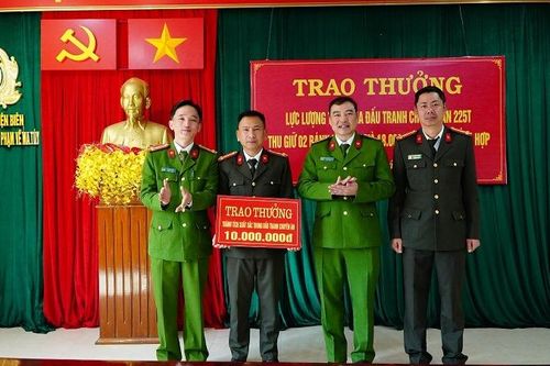 Công an tỉnh Điện Biên khen thưởng các đơn vị phá thành công chuyên án lớn về ma túy