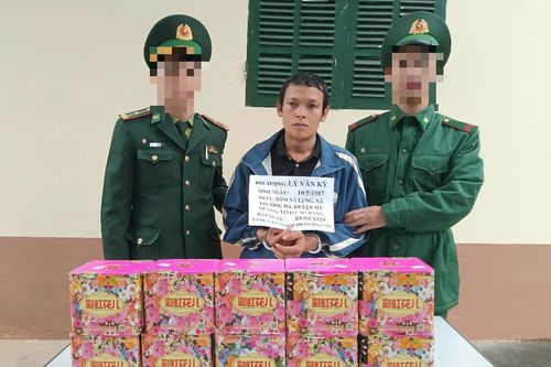 Bắt giữ đối tượng có hành vi vận chuyển pháo trái phép