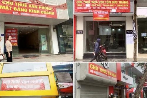 La liệt mặt bằng cho thuê ế ẩm trên 'đất vàng' ở Hà Nội