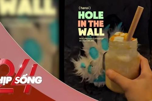 NHỊP SỐNG 24: Mua đồ uống qua lỗ thủng trên tường tại Hà Nội