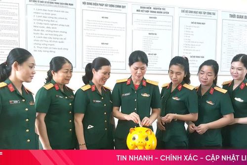 Nữ quân nhân sáng tạo trong học và làm theo gương Bác