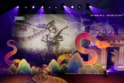 Trình diễn nghệ thuật kết hợp 3D mapping nâng tầm giá trị di sản phi vật thể