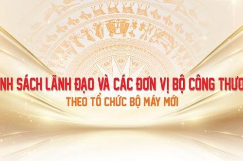 Infographic | Danh sách lãnh đạo và các đơn vị Bộ Công Thương theo bộ máy mới