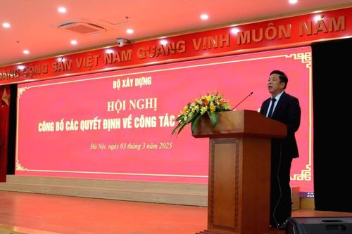Bộ trưởng Bộ Xây dựng bổ nhiệm 146 chức danh lãnh đạo trong các đơn vị trực thuộc