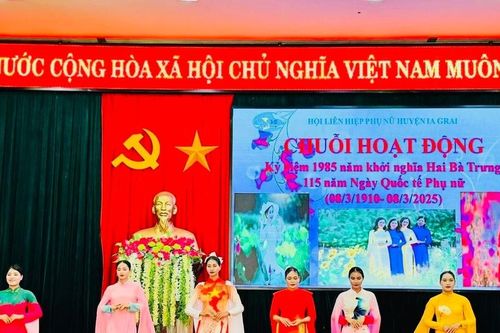 Hội Liên hiệp Phụ nữ huyện Ia Grai tổ chức chuỗi hoạt động chào mừng Ngày Quốc tế phụ nữ (8-3)