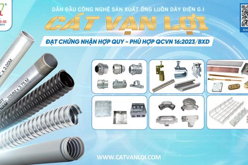 Ống thép luồn dây điện GI – Giải pháp chống cháy lan và không tạo khói độc cho công trình hiện đại