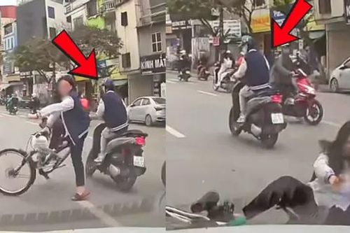 Đâm ngã xe đạp rồi tăng ga bỏ chạy