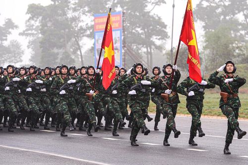 Ấn tượng buổi hợp luyện diễu binh, diễu hành kỷ niệm 50 năm Giải phóng miền Nam
