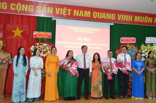 Thành lập sở Dân tộc và Tôn giáo TP Hồ Chí Minh