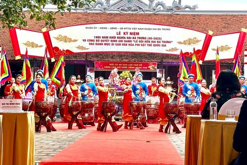 Lễ hội đền Hai Bà Trưng trở thành di sản văn hóa phi vật thể quốc gia