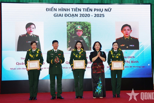 Bộ đội Biên phòng tỉnh Sơn La tuyên dương gương mặt trẻ tiêu biểu