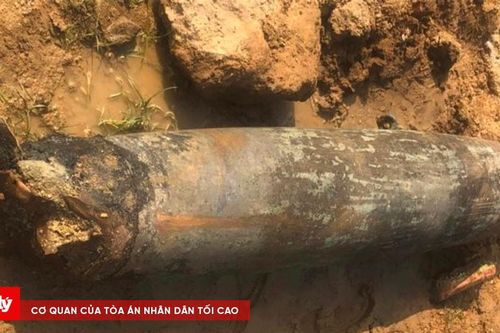 Phát hiện quả bom hơn 200kg khi thi công dự án