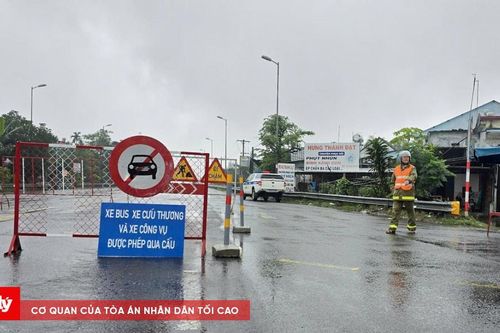 Tiếp tục cấm xe qua cầu Câu Lâu (QL1A) để sửa chữa