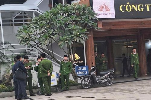 Công an xuất hiện tại Thanh Bình An Lạc Viên sau vụ tố ép mua hũ tro cốt giá cao