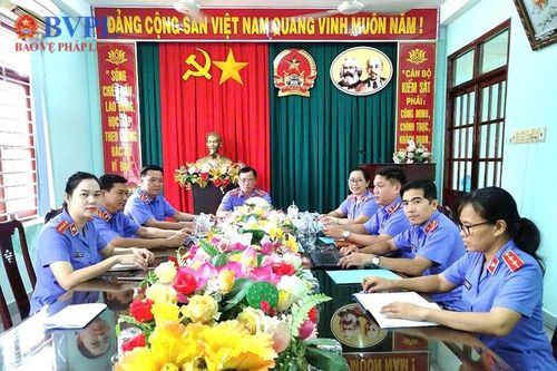 Phúc tra việc thực hiện kết luận thanh tra tại VKSND huyện Tân Trụ