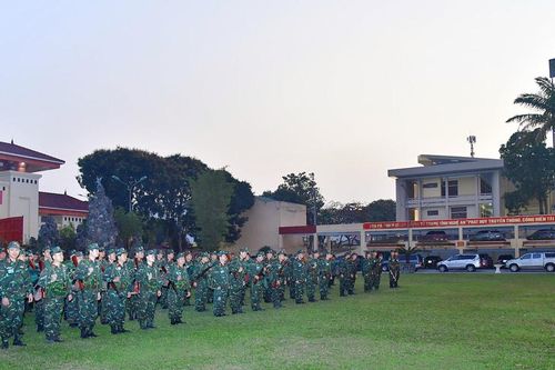 Bộ Chỉ huy Quân sự tỉnh Nghệ An luyện tập chuyển trạng thái sẵn sàng chiến đấu