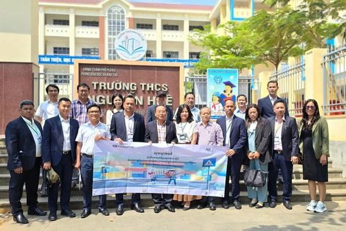 UBND TP. Pleiku làm việc với đoàn công tác Campuchia về mô hình 'Trường học an toàn'